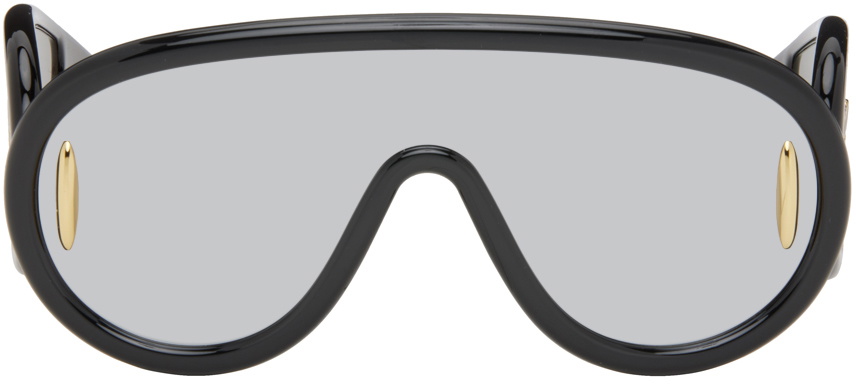 LOEWE Black Wave Mask Sunglasses Loewe
