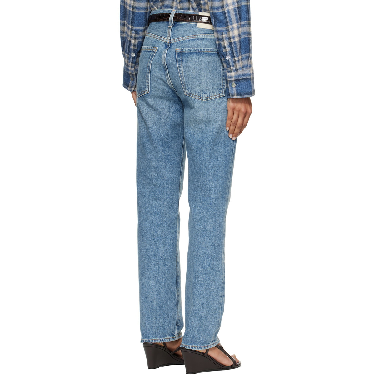 Citizens of Humanity Blue 90s High Rise Straight Jeans