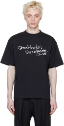 Stockholm (Surfboard) Club Black Airbrush T-Shirt