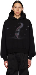 We11done Black Teddy Bear Hoodie