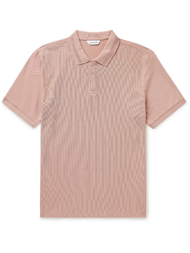 Photo: Club Monaco - Cotton-Piqué Polo Shirt - Pink