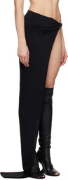 Rick Owens Lilies Black Porterville Hydra Maxi Skirt