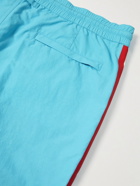 Orlebar Brown - Standard Mid-Length Piped Swim Shorts - Blue