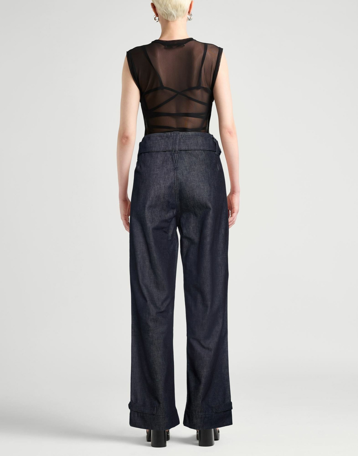 Mugler Womens Jeans in Blue