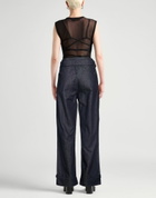 Mugler Womens Jeans in Blue