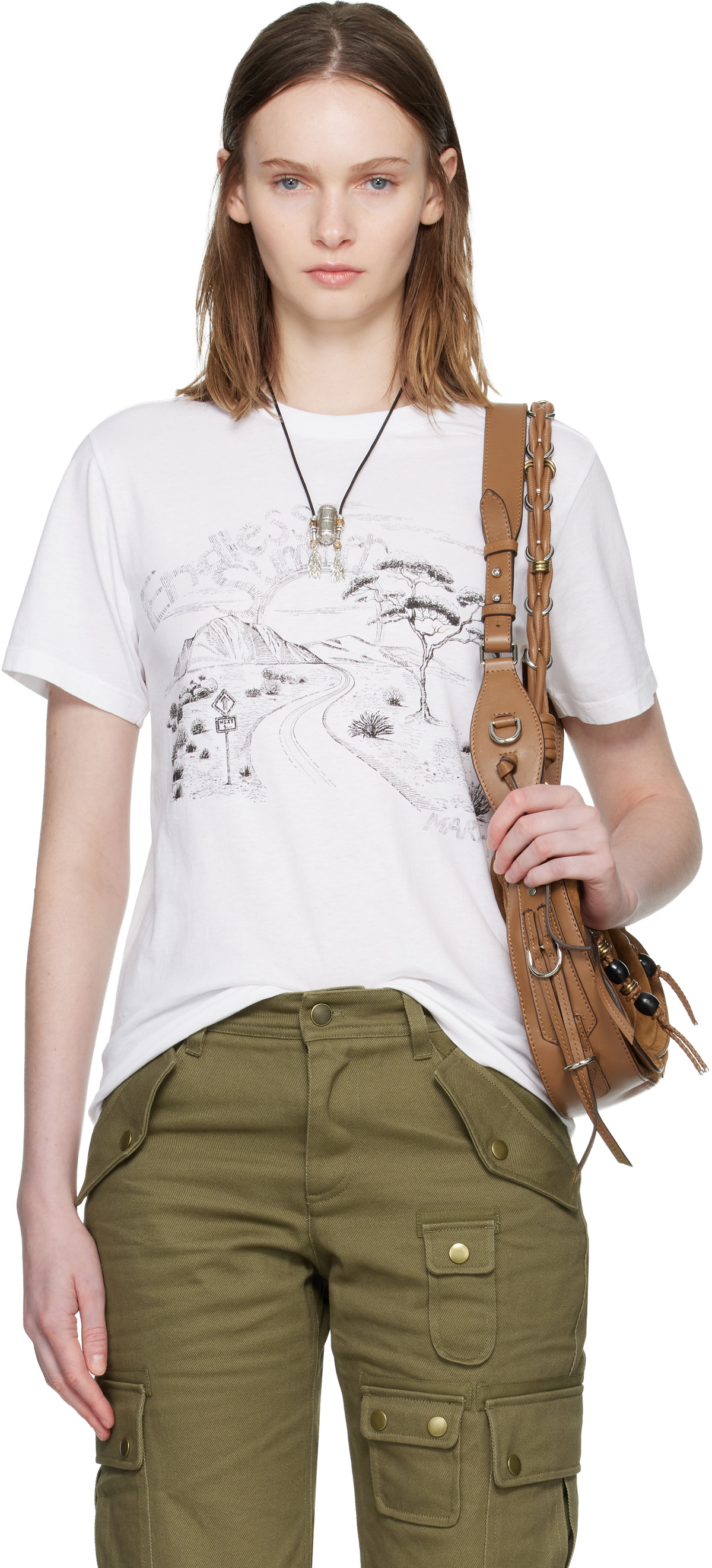 Isabel Marant White Zewel T-shirt