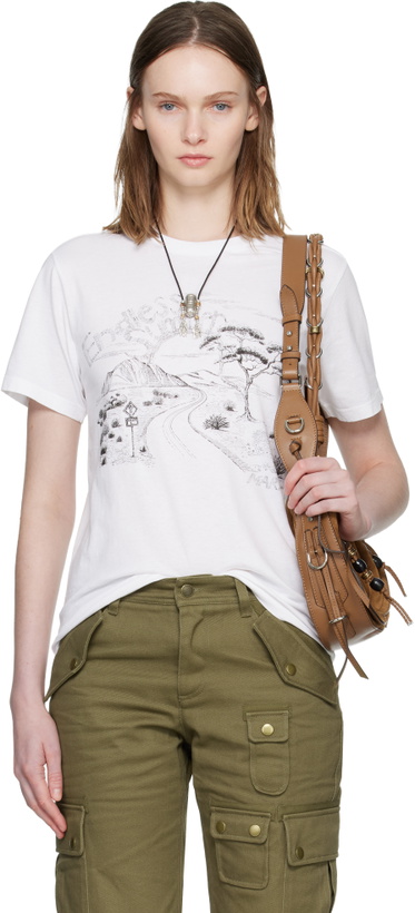 Photo: Isabel Marant White Zewel T-shirt