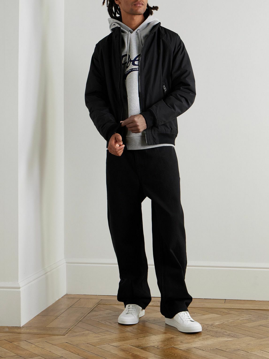 Polo Ralph Lauren - Logo-Embroidered Cotton and Nylon-Blend Bomber