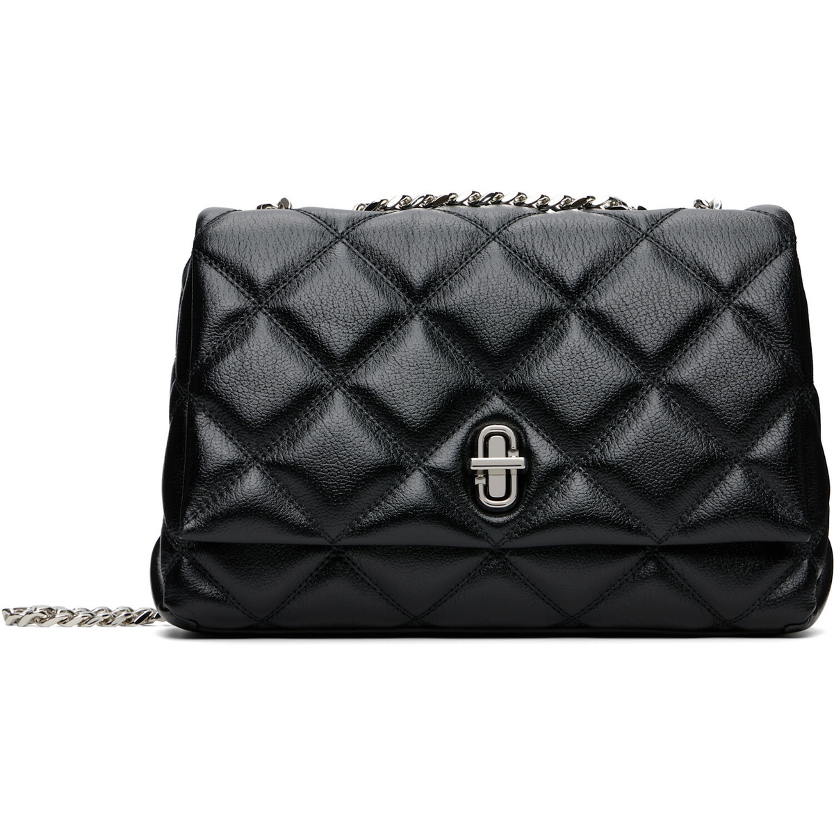Marc Jacobs Black 'The Quilted Slim Dual Convertible' Shoulder Bag