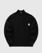 Carhartt WIP Detroit Half Zip Sweater Black Mens Half-Zips/Pullover