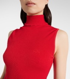 Loewe Double L ribbed-knit top