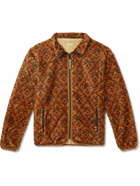 KAPITAL - Yosemite Printed Cotton-Fleece Jacket - Brown