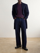 Portuguese Flannel - Wool-Twill Coat - Blue