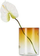 Nate Cotterman Yellow Medium Dimple Vase