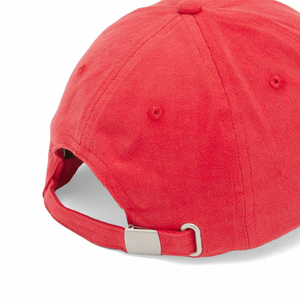 Damson Madder Women's Washed Smiley Cap in Red 