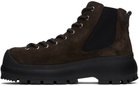 Jil Sander Brown Ankle Chelsea Boots