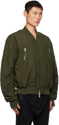 thom/krom Green M J 63 Bomber Jacket