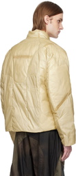 A. A. Spectrum Yellow Transfo Convertible Down Jacket