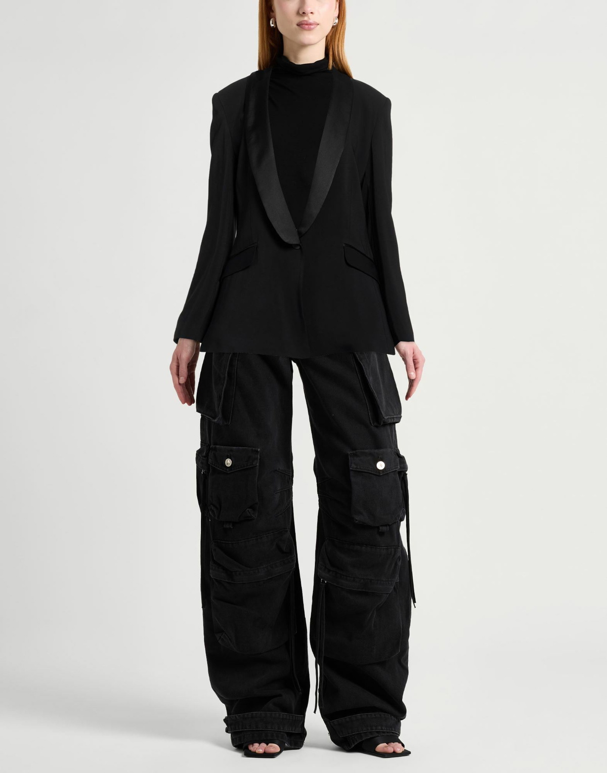 Manila Grace Womens Blazer in Black