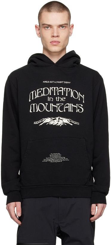 Photo: Afield Out Black Mount Sunny Edition Printed Hoodie