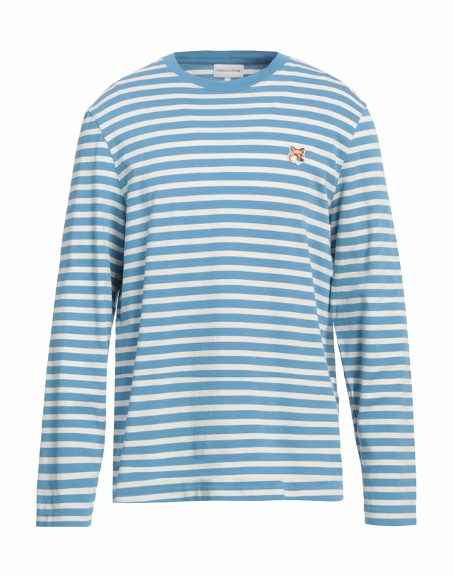 Photo: Maison Kitsuné Mens T-shirt in Light blue
