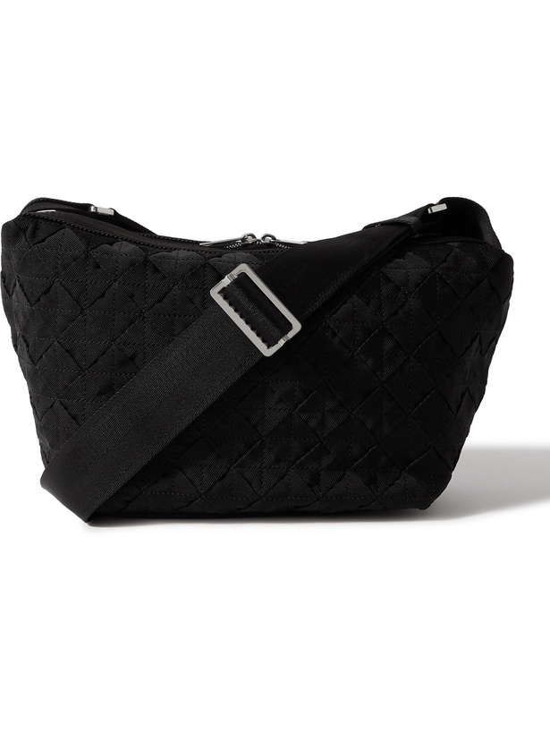 Photo: BOTTEGA VENETA - Intrecciato Canvas Messenger Bag - Black