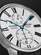 Ulysse Nardin - Marine Torpilleur Automatic 42mm Stainless Steel and Rubber Watch, Ref. No. 1183-310-7M/40
