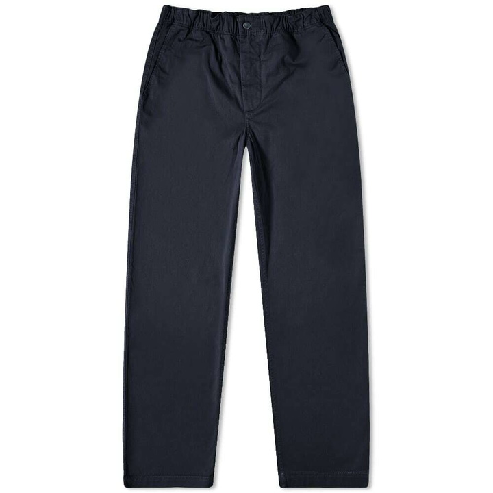 Photo: Norse Projects Men's Ezra Light Stretch Drawstring Pant in Dark Navy