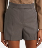 Max Mara Sadunco virgin wool shorts