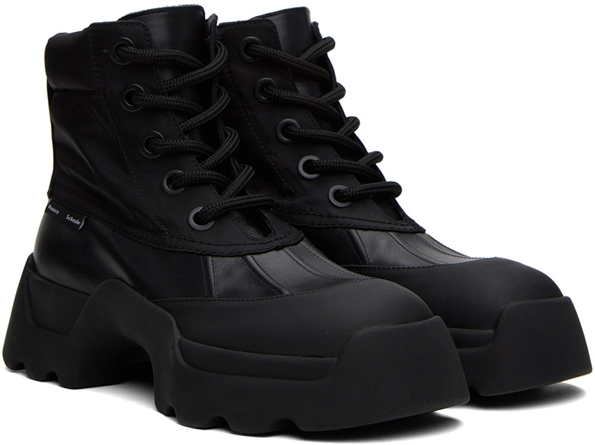 Proenza Schouler Black Stomp Boots Proenza Schouler