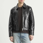 Won Hundred Men's Dutton Leather Jacket in Black