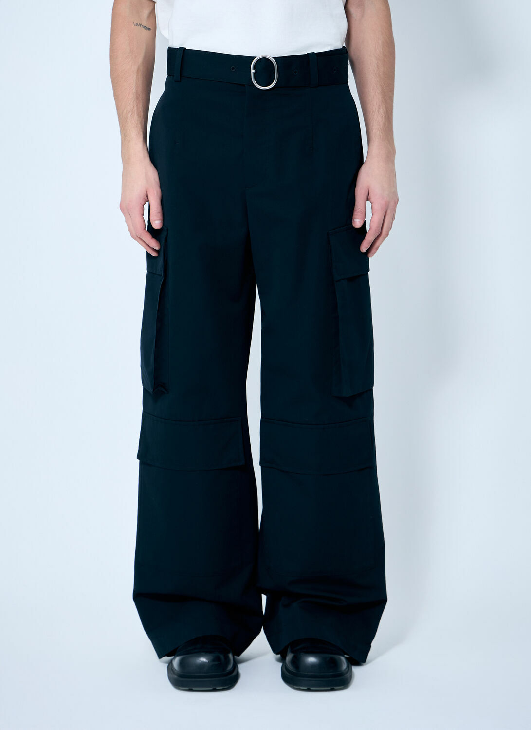Jil Sander Belted Cargo Pants