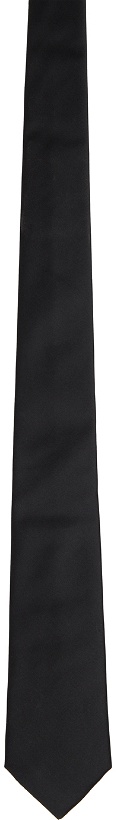 Photo: Burberry Black Silk Satin Tie