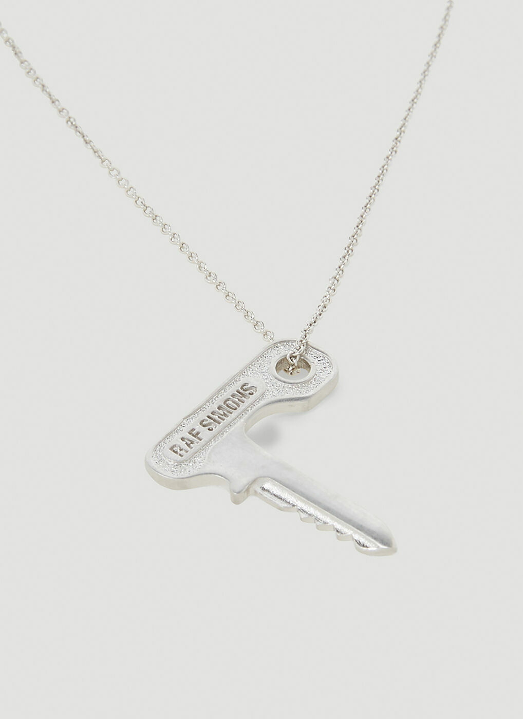 Raf Simons Silver Key Necklace