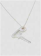 Raf Simons - Key Pendant Necklace in Silver