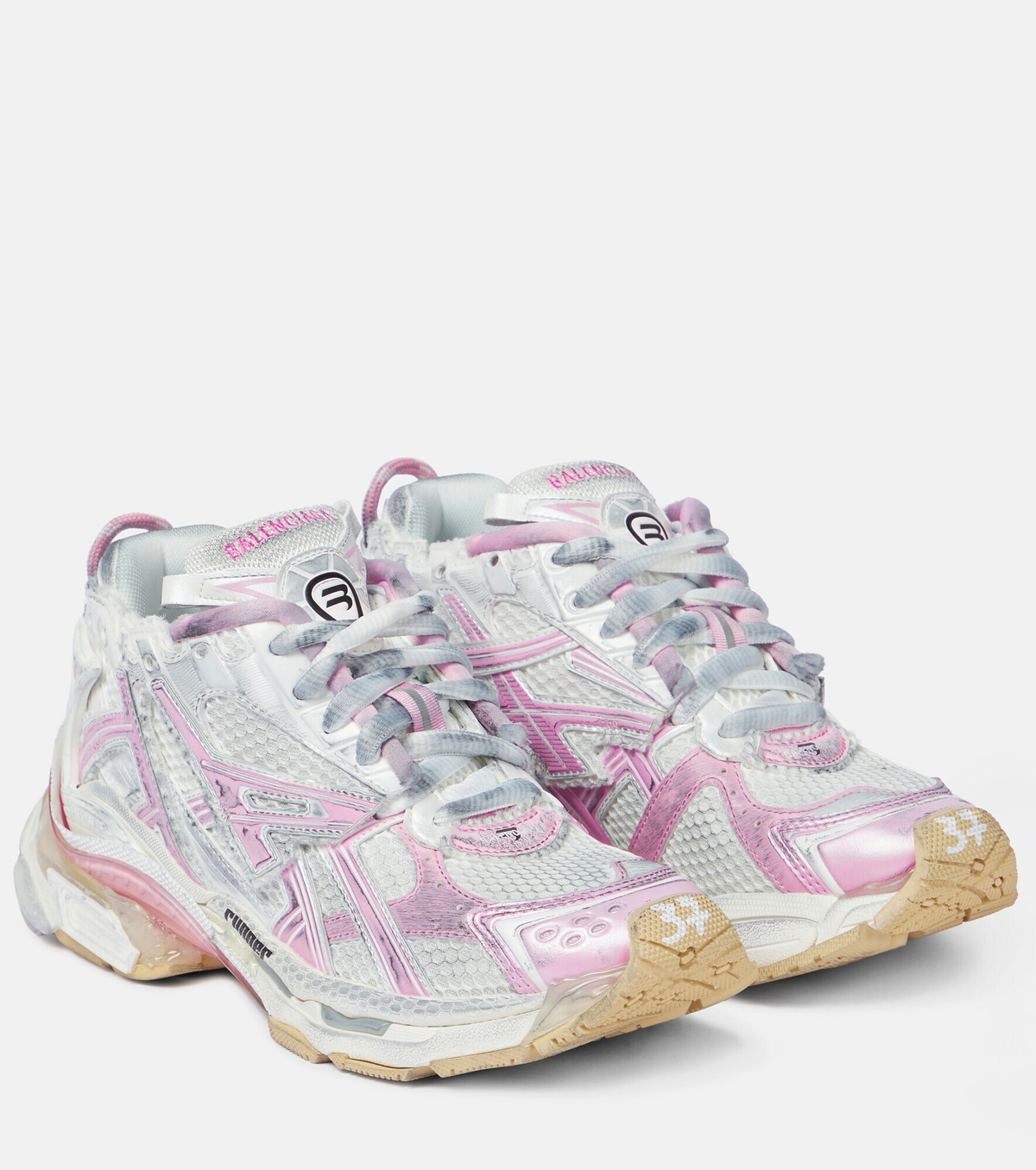 Balenciaga - Runner mesh-trimmed nylon sneakers Balenciaga
