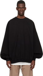 Rick Owens DRKSHDW Black Temple Hun Crewneck Sweatshirt