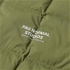 Pas Normal Studios Men's Escapism Down Jacket in Army Green