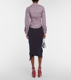 Vivienne Westwood - Drunken striped cotton shirt