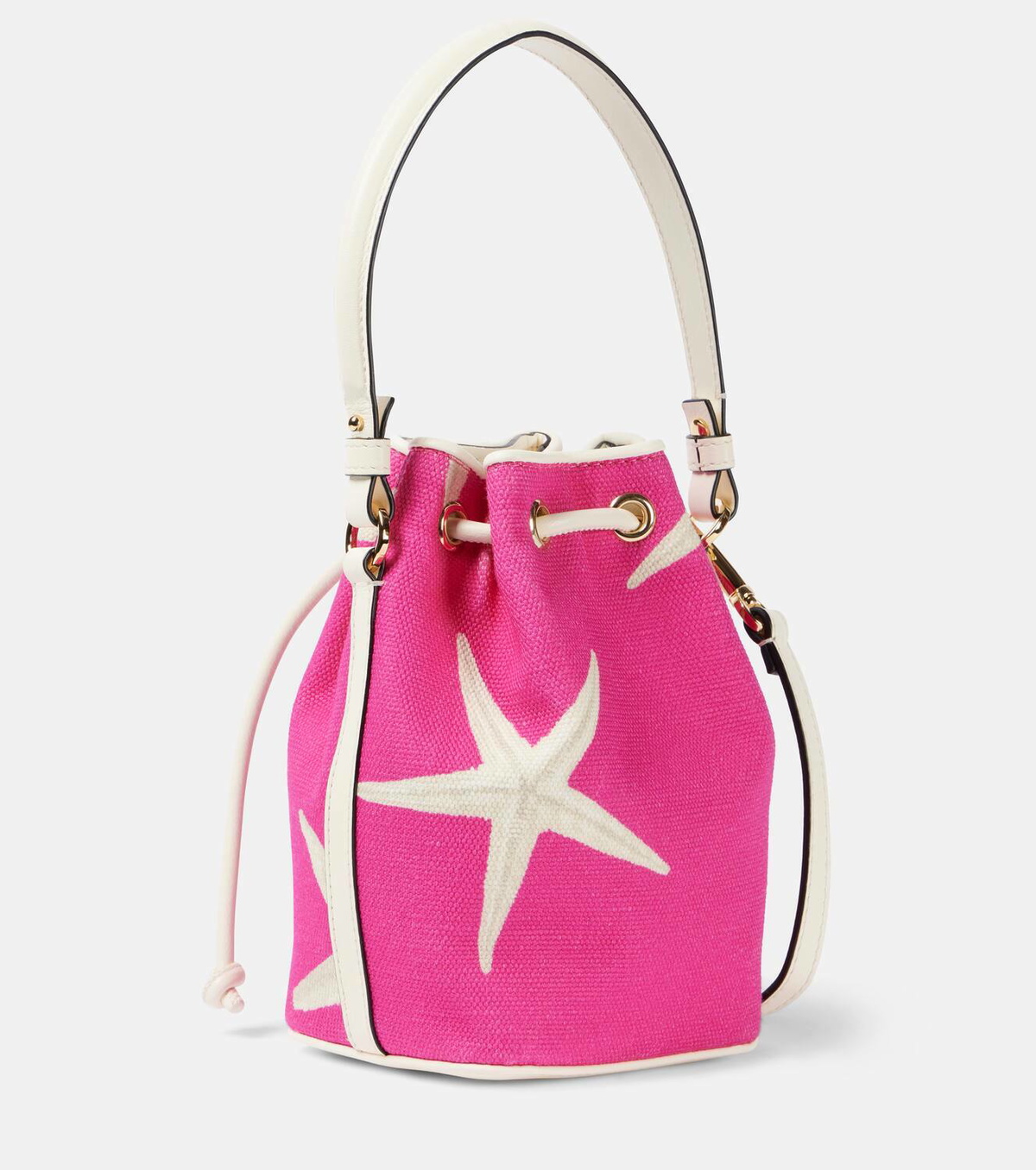 【Valentino Garavani】 VLogo Starfishミニキャンバスバケット Valentino Garavani VLogo Starfish Mini canvas bucket bag