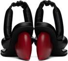 YUME YUME Black & Red Love Heeled Sandals