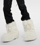 Balenciaga Alaska faux fur snow boots