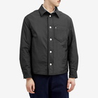 AMI Paris Men's Stud Heart Padded Overshirt in Black