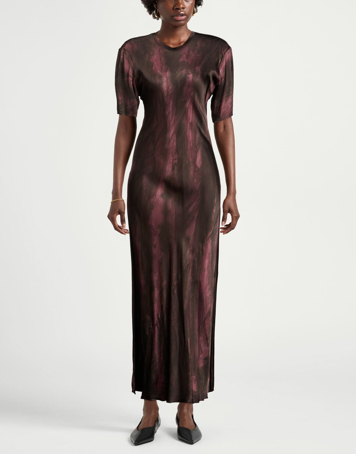 Manila Grace Womens Maxi dress Plum