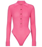 Dodo Bar Or Ribbed-knit bodysuit