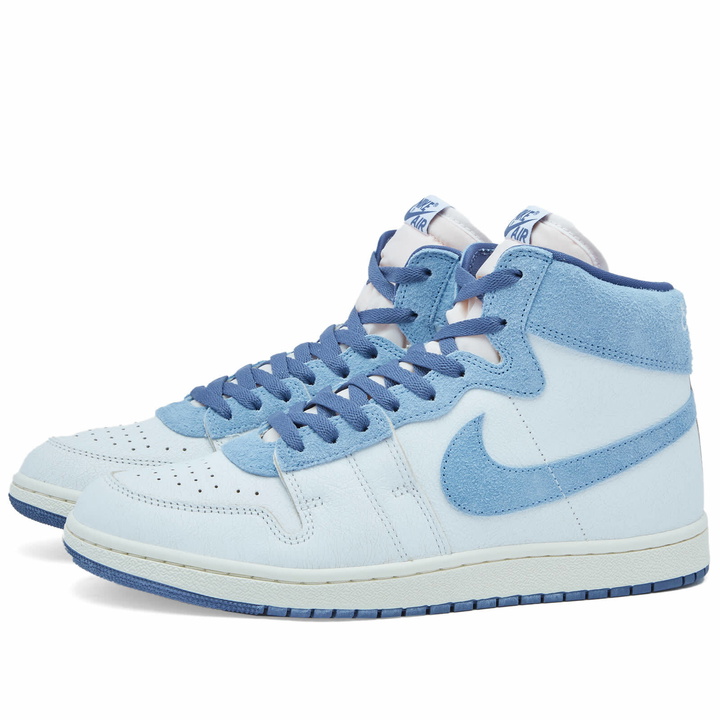 Photo: Air Jordan Men's Air Ship PE SP Sneakers in Blue