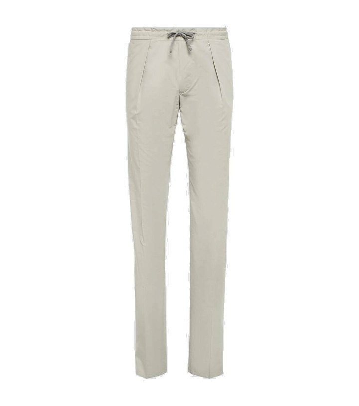 Photo: Incotex Cotton-blend slim pants