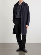 Barena - Riobarbo Straight-Leg Virgin Wool Drawstring Trousers - Black