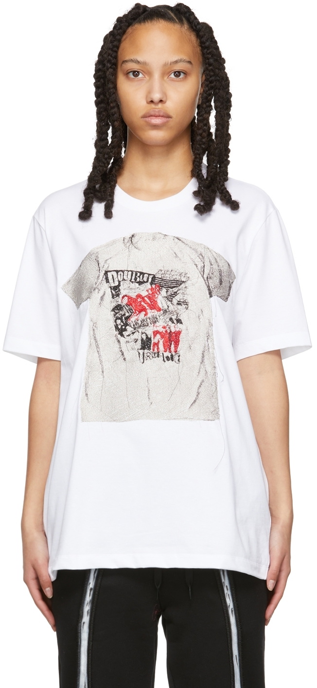 Doublet White Photo Stitch T-Shirt Doublet