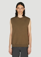 GR10K - Jersey Sleeveless Top in Brown